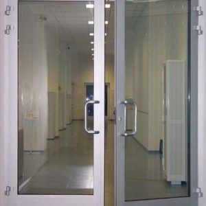 Двухстворчатая алюминиевая дверь GFTD601