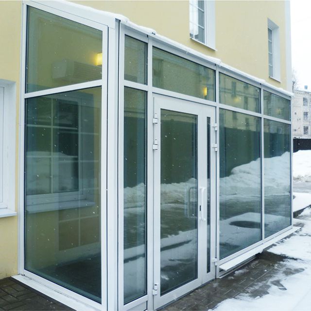 Тамбурная алюминиевая дверь GFTD843 Тамбурная алюминиевая дверь GFTD843